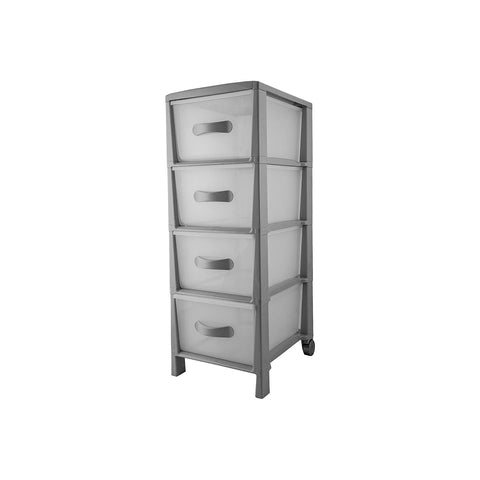 Futura Slim 4-drawer chest of drawers, taupe