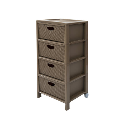 Intreccio Moka 4-Drawer Chest