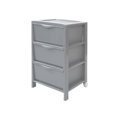 Spring Gray 3-Drawer Chest