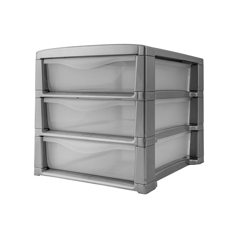 Spring Office 3-Drawer Unit Gray