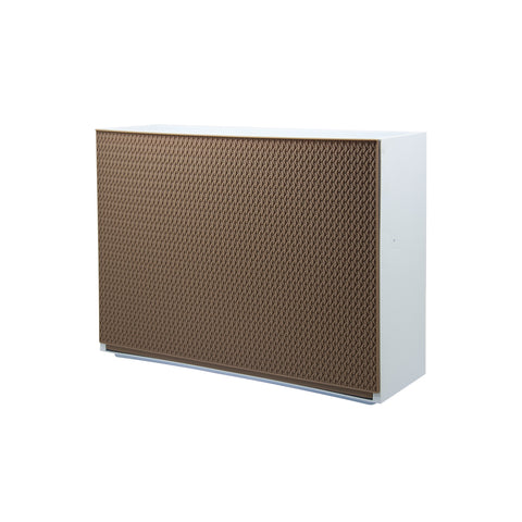 Intreccio Wall-Mounted Shoe Cabinet 16x51,5x39cm Mocha