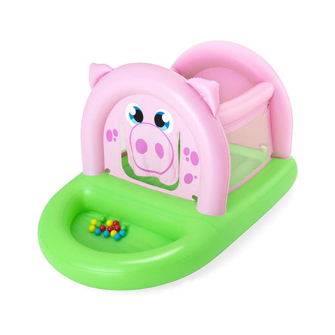 Bouncy Pig With Pool And Balls 1,37m