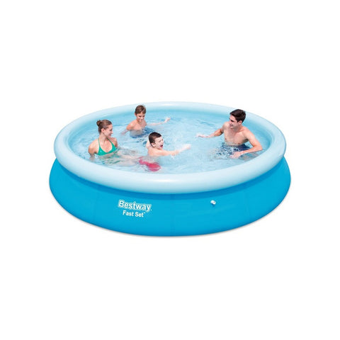 Inflatable Above-Ground Garden Pool 366x76cm with Repair Patch
