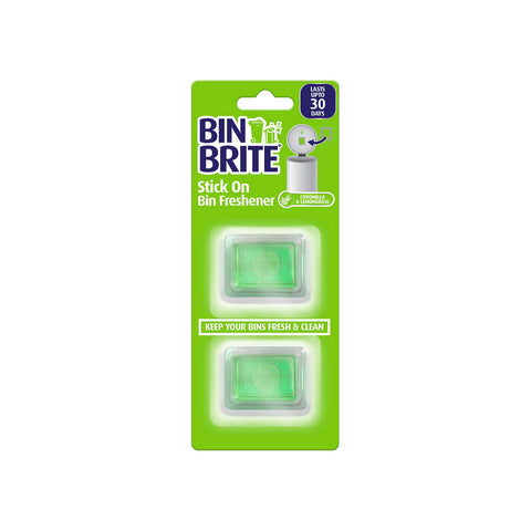 Set of 2 Bin Odour Neutraliser Sticks, Lemon and Citronella Odour Neutraliser