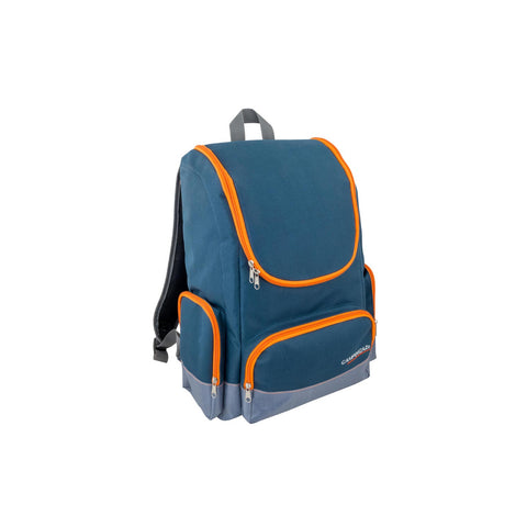 Blue polyester backpack cooler bag 20l
