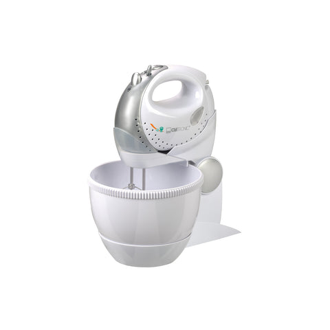 White Mixer Hand Beater with Bowl 250w