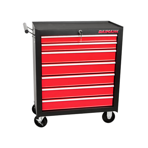 Workshop Trolley with 7 Drawers and Wheels
