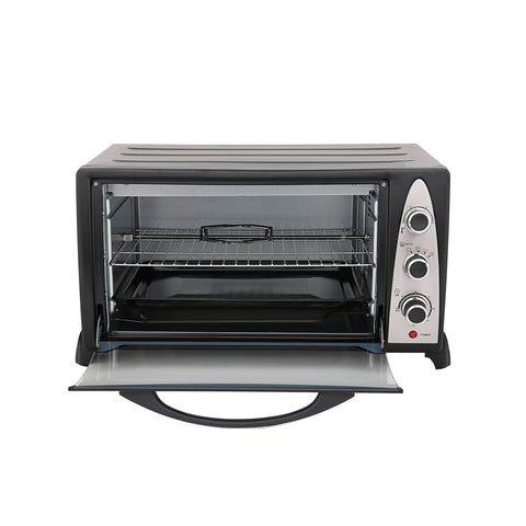 24l Fan-Assisted Electric Oven with Adjustable Thermostat and Timer 1380w