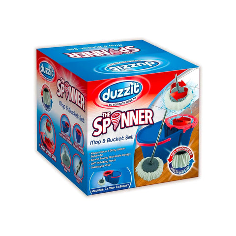 Bucket and mop set with wringing system