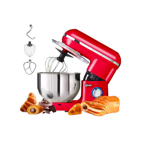 5.7l 1400w Red Planetary Stand Mixer