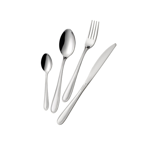 City 24-Piece Set of Polished Stainless Steel Cutlery