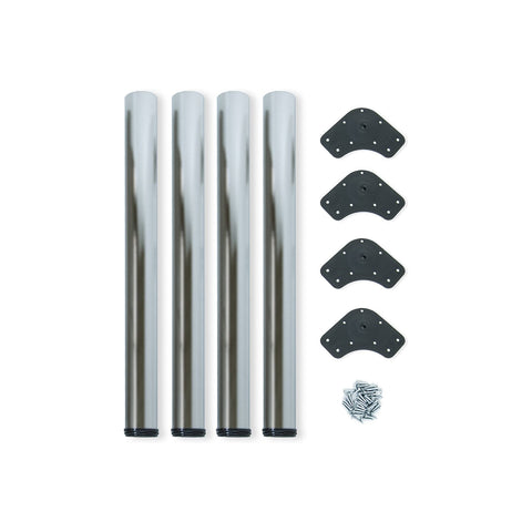 Set of 4 Adjustable Table Legs D. 60x710-730mm