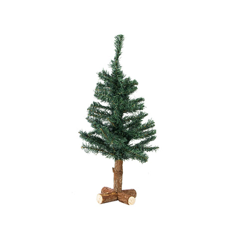 Christmas Tree With 60 Branches And Wooden Base 68cm