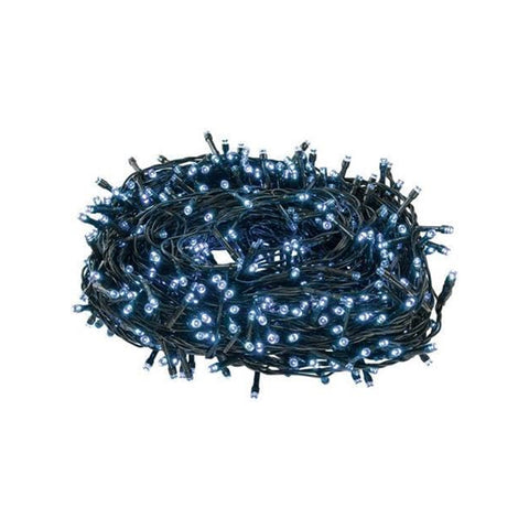Outdoor String Lights, 500 Blue Lights, 25m