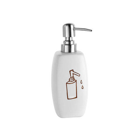 Ceramic soap dispenser