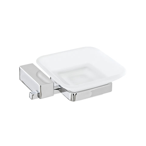 Chromed Steel Bathroom Soap Holder