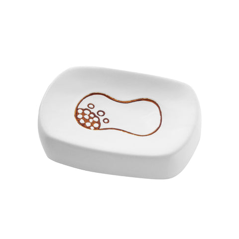 Tonga Ceramic Soap Dish 8x11,5x3cm