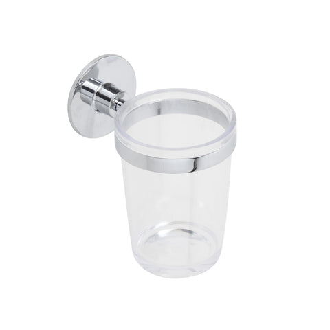 Toothbrush holder with cup