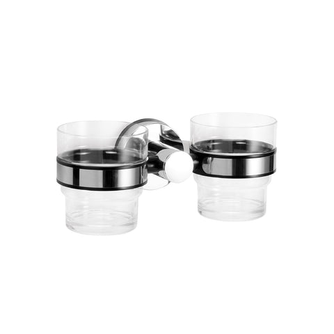 Double-Cup Toothbrush Holder