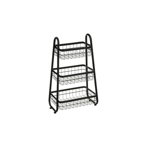 Metal Storage Unit with 3 Baskets 74x29x75cm