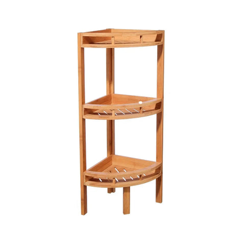 3-Tier Corner Shelf 29x29x85cm