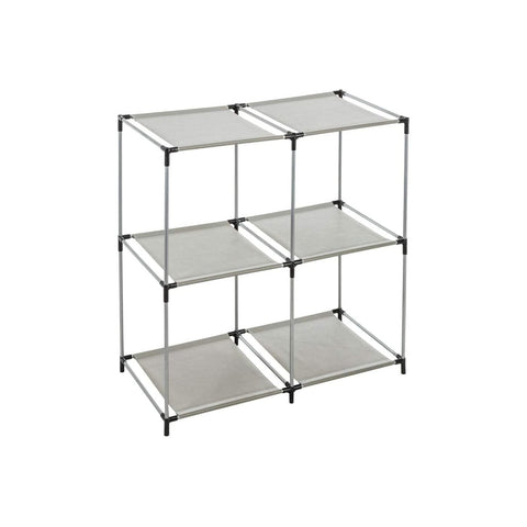 Metal shelving unit with 4 compartments 68,5x34,5x70cm