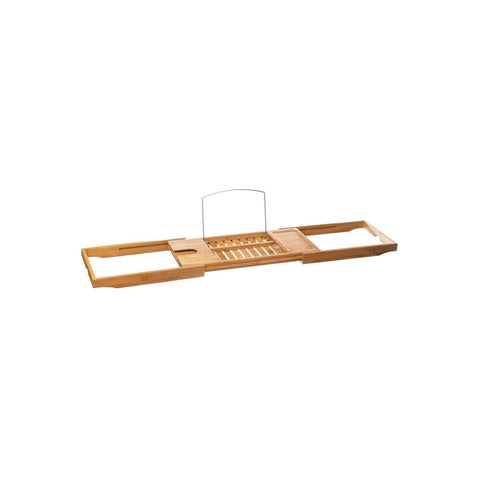 Extendable bamboo bathtub tray 70/105x22cm
