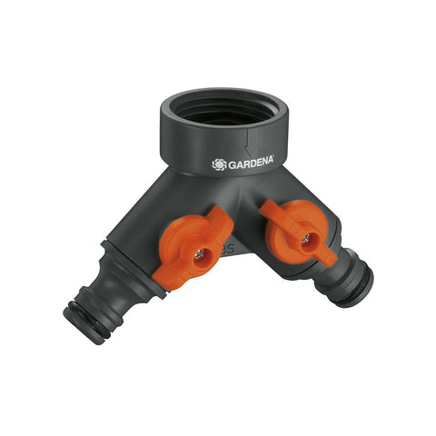 2-Way Tap with 3/4-Inch Outlets