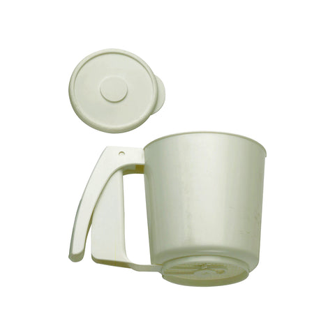 White Plastic Flour Shaker