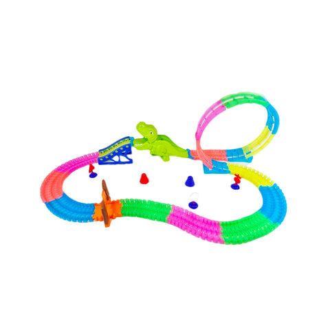Tracks Dinosaur with 6 Functions, Remote Control, Sounds, 141 Pieces