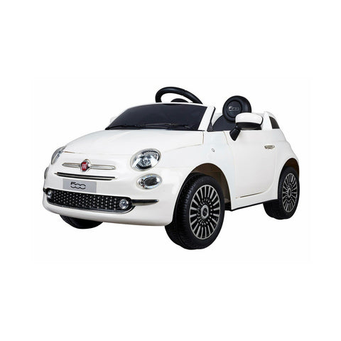 White Fiat 500 Electric Car 12v 4,5ah 110x58,4x53cm
