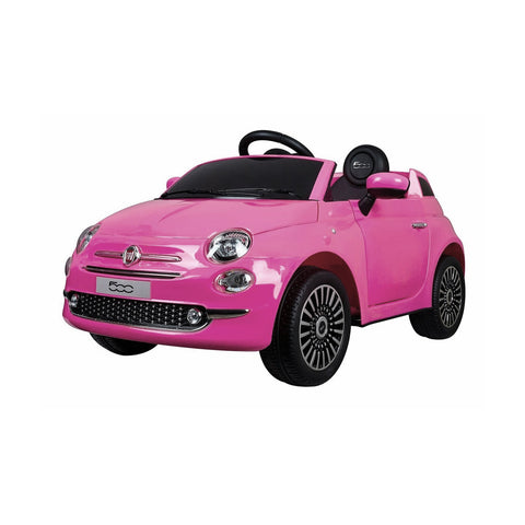 Pink Fiat 500 Electric Car 12v 4,5ah 110x58,4x53cm