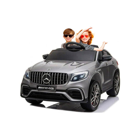 Gray Mercedes AMG GLC 63S Electric Car 12v 7ah 115x70x55cm