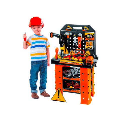 Workbench with 30 Tools and Accessories, 75 cm Tall, Beta Junior