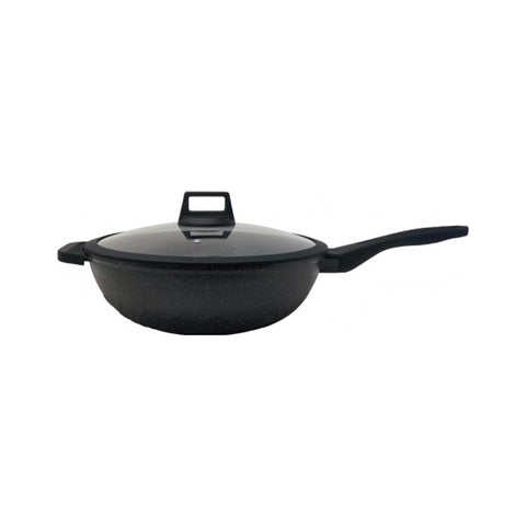 32cm Induction Wok Pan With Lid