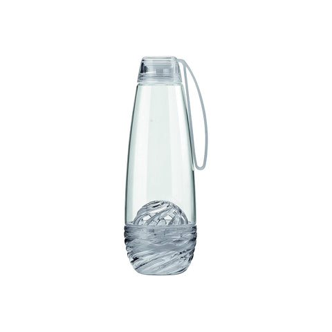 750 ml Water Bottle with Fruit Infuser – Sky Gray Color, BPA Free