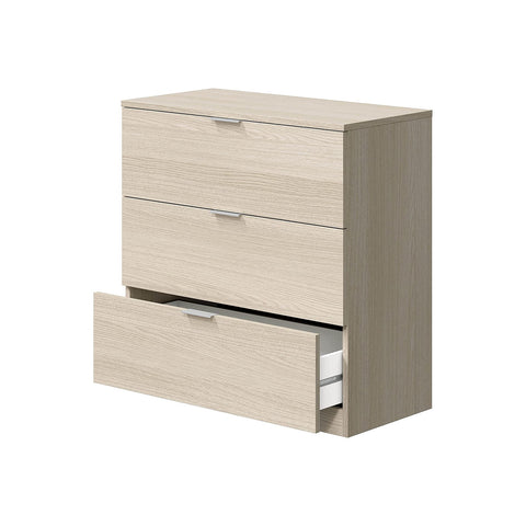3-Drawer Chest Of Drawers Oak 77x38x80cm