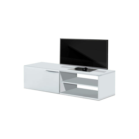 White TV Stand Living Room Cabinet 130x42x35cm