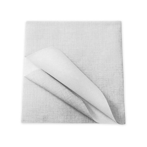 Set of 100 white disposable TNT tablecloths 100x100cm