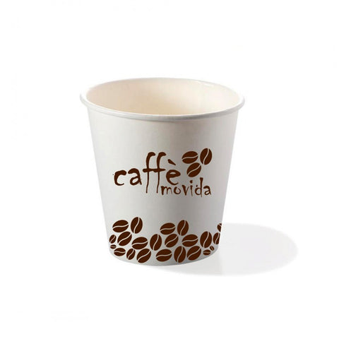 Set of 50 Bio Paper Coffee Cups 0,75l