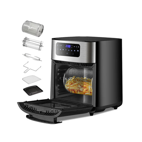 10l Air Fryer Oven, 8 Programs, and 6 Accessories