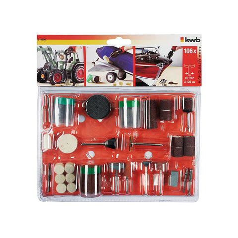 106-piece grinder tool set