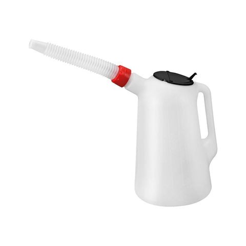 Graduated Transfer Jug With Flexible Spout For Oils And Fuels 5l