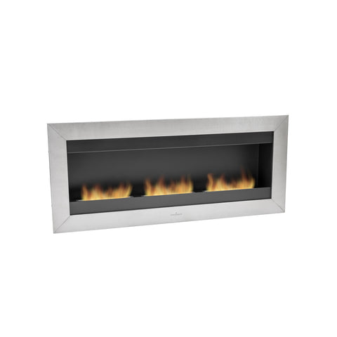 Apollo Black Wall-Mounted Bioethanol Fireplace