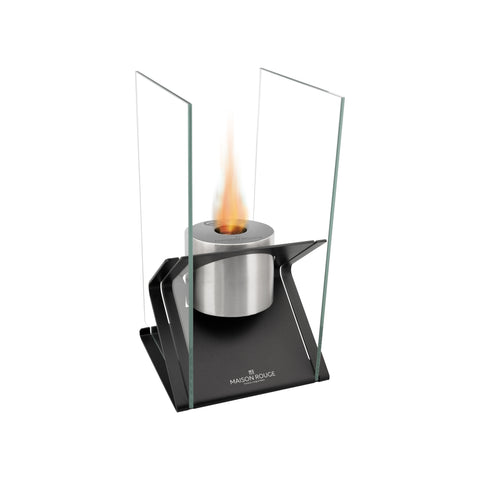 Black Hephaestus tabletop bioethanol fireplace