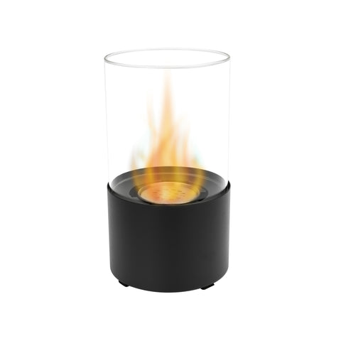 Black Euridice Tabletop Bioethanol Fireplace