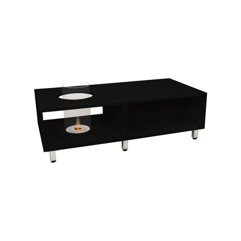 Black Afrodite Freestanding Bioethanol Fireplace