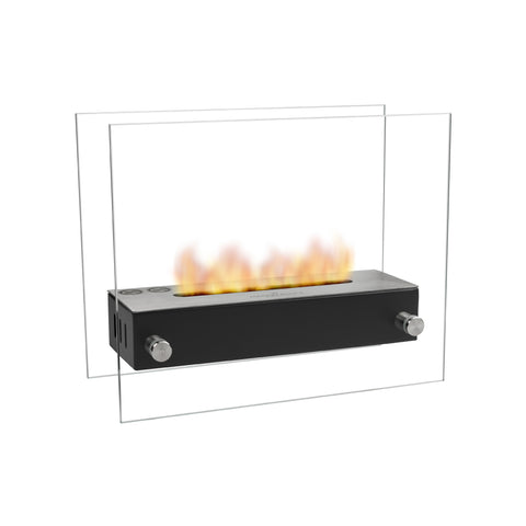 Venere White Freestanding Bioethanol Fireplace