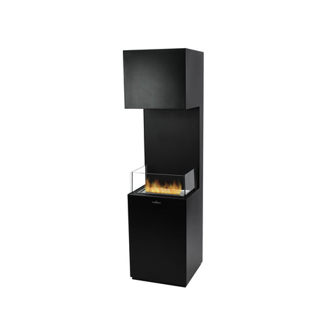 Black Vesta freestanding bioethanol fireplace