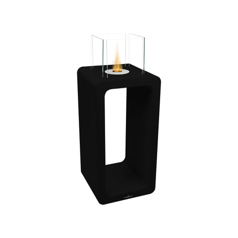 Vulcano Nero Freestanding Bioethanol Fireplace